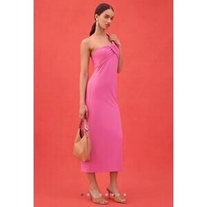 NWT Anthropologie Porridge Antonia Twist-Front Ribbed Maxi Dress - Size M